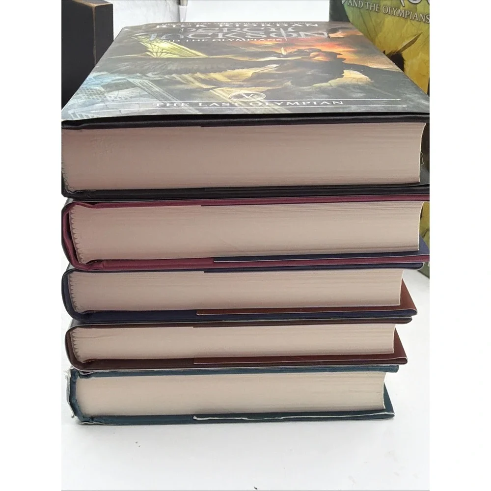 Percy Jackson & The Olympians First Edition 1-5 Hardcover Complete Rick Riordan
